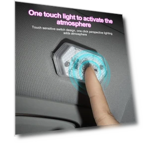 Multicolor Car Lights with Magnetic Suction — Car Accessories & Gadgets, Auto Home Solutions
