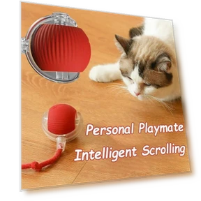 Rechargeable Smart Interactive Rolling Ball Toy — Interactive Animal Companions, Homeware Essentials