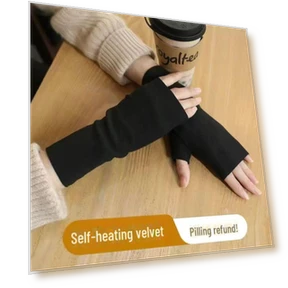 Self-Heating Fingerless Gloves — Gloves, AI Supermarket