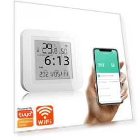 Smart WiFi Temperature and Humidity Sensor — Home Climate Control, Smarter than future