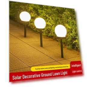 Waterproof Solar-Powered Outdoor Lawn Light — Outdoor Post Lighting, AI Supermarket