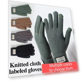 Winter Knitted Touchscreen Gloves — Gloves, Janelle