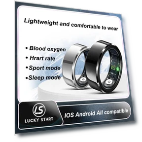 Smart Ring Health Monitor — Smart Rings, Lucky Start Smart watch