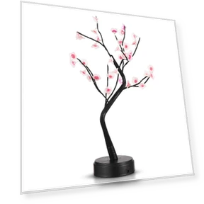 Artificial Cherry Blossom Garland — String Lights, ZY-Beauty-N