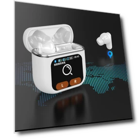 Bluetooth Headset with Touch Display — Audio Gear, Top Men Wardrobe