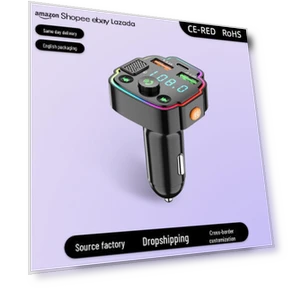 Car Charger with Fast Charging and Bluetooth MP3 Player — Phone Accessories, TopSky