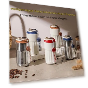 Intelligent Temperature Display Vacuum Cup — Beverage Warmers, Home Furnishing Department Mall