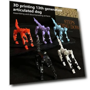 Movable Multi-Jointed Robot Dog — Educational, Pleasing