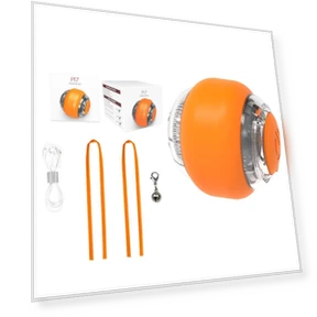 Moving Ball for Cat with LED Light — Cat Playthings, 73 Garage