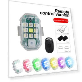 RGB Motorcycle Drone Strobe Light — Vehicle Safety Signals, Timeless Home