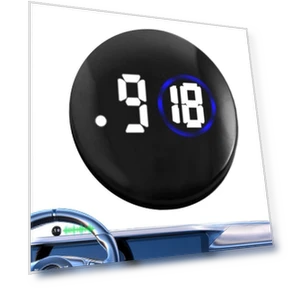 Touchscreen Dashboard Clock — Clock, Rustic Elegance House