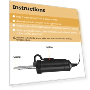 Automatic Portable Electric Solder Sucker — Stations, Stone Home