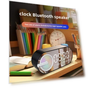 Portable Bluetooth Speaker with Alarm Clock — Alarms & Clocks, Smarter than future