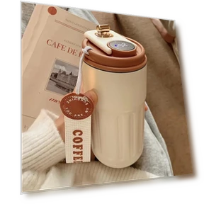 Premium Insulated Travel Mug with Temperature Display — Travel Mugs & Tumblers, Homeware Essentials