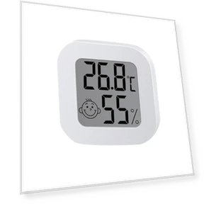 Temperature and Humidity Sensor With Digital LCD Display — Home Climate Control, Seahorse Home