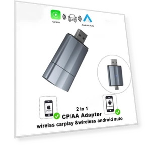 Wireless CarPlay Android Auto Adapter — Stereo Receivers, Chic Home