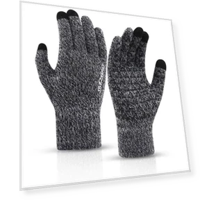 Wool Knitted Touchscreen Gloves — Gloves, Warm Land