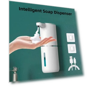Automatic Touchless Wall-Mounted Foam Soap Dispenser — Care Dispensers, DC-HOME Textile