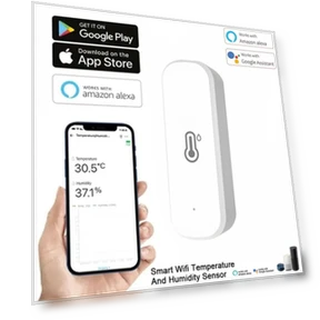 Smart Temperature and Humidity Sensor — Home Climate Control, Good Household Items