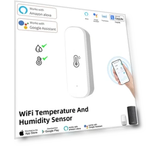 Smart Temperature and Humidity Sensor — Home Climate Control, Good Household Items
