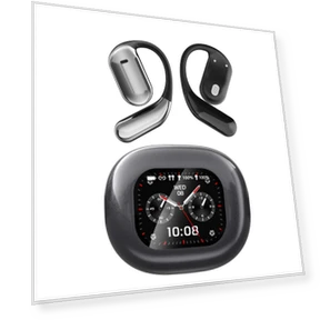 Bluetooth Headphones with Touch Screen — Over-Ear Headphones, QUEED