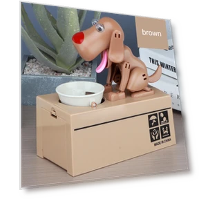 Cute Cartoon Dog Piggy Bank — Savings & Piggy Banks, Tooarts