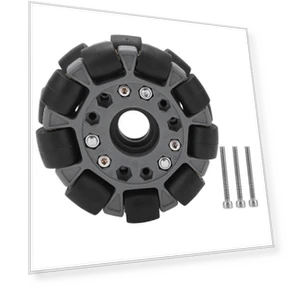 Double Plastic Omnidirectional Wheel — Robotic Enhancements, TOMTOP JMS