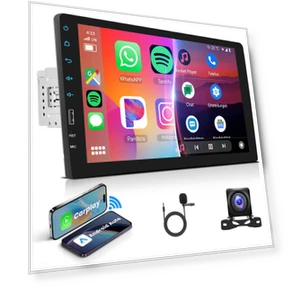 9-inch Touchscreen 1 Din Car Stereo — Stereo Receivers, Hodozzy
