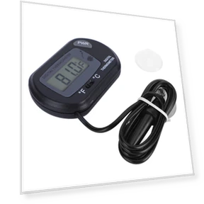 LCD Digital Aquarium Thermometer with Large Transparent Screen — Thermometers, GoolRC