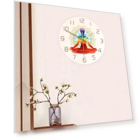LED Wall Clock with Colored Lights — Clocks, Fashion Jelewery