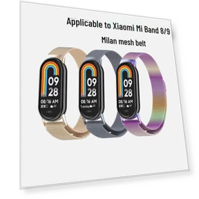 Magnetic Stainless Steel Strap — Fitness Bands, Xiaomi