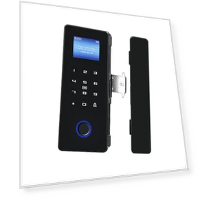 Premium Smart Glass Door Lock with Fingerprint Scanner — Locks, Handy Hobbies