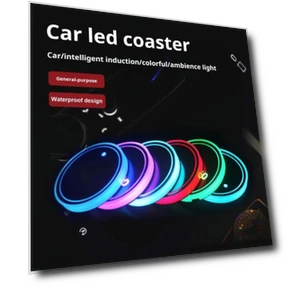 Rechargeable LED Car Cup Holder Lights — Car Cup Holders, dingdangling