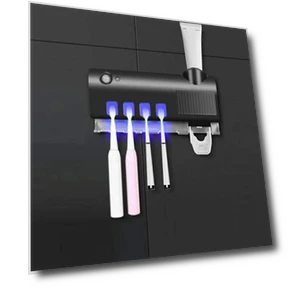 UV Toothbrush Holder with 1200mAh Battery — Toothbrush Holders, CosyHome