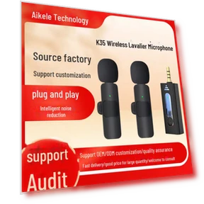 Wireless 3.5mm Collar Microphone with Intelligent Noise Cancellation — Microphones, Smarter than future