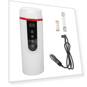 Electric Heated Thermos Bottle — Beverage Warmers, Listing stainless utensil