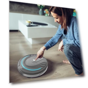 Lightweight Mini Vacuum — Smart Cleaning Robots, Chic Home