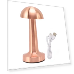 Rechargeable Mushroom Table Lamp — Desk & Table Lighting, GoolRC