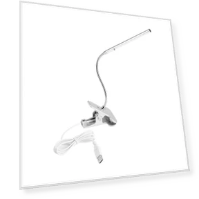 Rechargeable Touch LED Desk Lamp with Flexible Book Clamp — Study & Desk Lighting, Tomshine