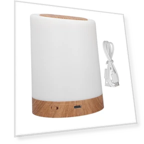 RGB Night Light with Wood Pattern Design — Night Lights, GoolRC