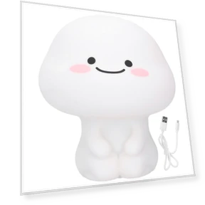 Silicone Night Light with USB Charging and Touch Timer — Night Lights, TOMTOP JMS