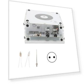 Tesla Coil Arc Touch Wireless Transmission White Plasma Speaker with Light — Portable Audio, Zeblaze