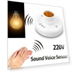 Voice Controlled LED Lamp Socket Switch — Smart Home Modules, Linfan
