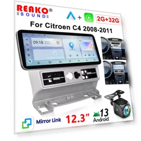 12.3-inch Touchscreen Wireless Carplay — Navigation & GPS Accessories, Reakosound