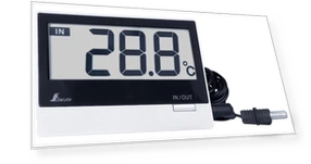 Digital Thermometer with External Sensor — Home Climate Control, Shinwa