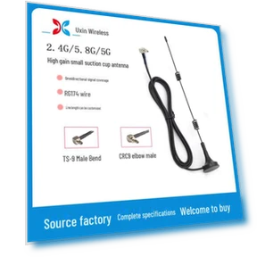 High Gain Omnidirectional Antenna with Small Suction Cup — Network Antennas, All About Drones