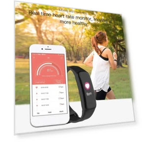 Smart Fitness Tracker Bracelet — Wearable Accessories, Mode Watches
