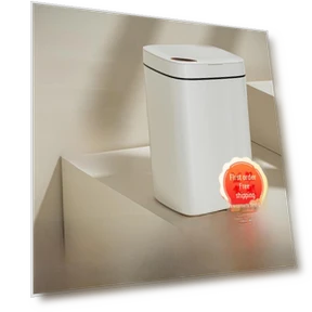 Smart Trash Can with Lid — Kitchen Cans, VividTrove