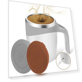 Automatic Magnetic Stirring Mug — Beverage Warmers, Chic Interiors