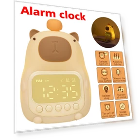 Capybara Night Light Alarm Clock — Clocks, DC-HOME Textile